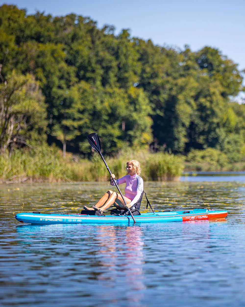 Touring Inflatable Board with Kayak Set - Image 6